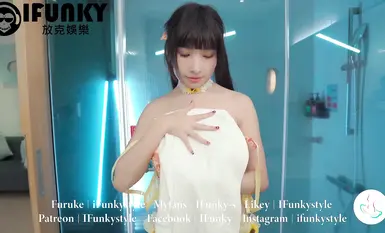 "정글 x 대만 온천 소녀"수프 소녀-익스트림 유방 소녀 "마오 마오 야옹" "MoMoCat"G 컵 유방 소녀, 목욕탕에서 매우 흥미 진진한 규모로 자위 (2)