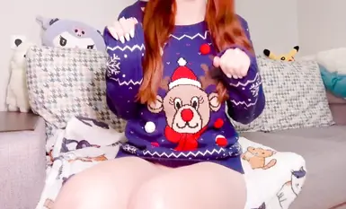 KawaiiSister Soft วัยรุ่น เพรียงหัวหอม และ splatters สีชมพู หี ในห้อง เธอ ใน วันคริสต์มาส! จนพ่อแม่ของเธอไม่เห็น