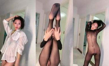 【小平儿】极品美女主播黑丝激情裸舞(2)