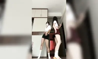 抖音网红-桃子网友私人定制双人裸舞