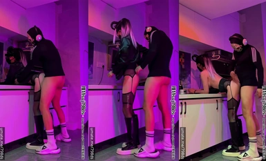 超頂性感反差情侶【svj798ds】✅模特身材大長腿小女友在廚房被哥哥後入翹臀，各種姿勢輪番上陣 全程被干嬌喘不止 2