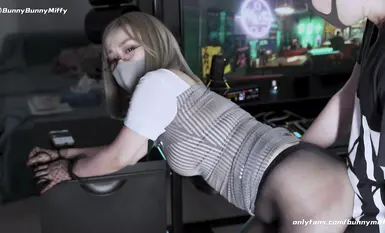 不要打游戲了，跟我一起玩吧_和黑絲高跟AI少女做愛，射在她的屁屁上！