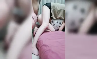 Pangatlong POV doggy style sex