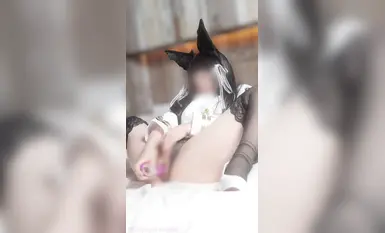 Fantia [CosplayBunBun] [bonus pendaftaran awal pelan berbayar Disember✨] Video as◯n love◯mainan ◯lutut