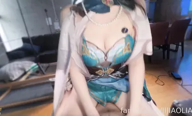 Fansly【鸡教练】阮·梅Cosplay 裸足足交回成为阮梅姐的实验对象这又大又白的阮饭真好吃