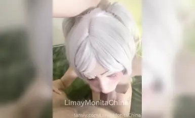 fansly【LimayMonitaChina】cos芙莉蓮被卡洗衣機了口交肛交