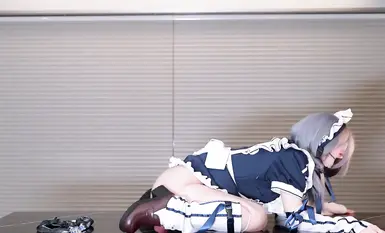 蘿莉COS【hamusuk_k】cos女僕口交自慰 (2)