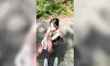 【重磅核彈】絕版福利 姐夫 西門官人 母狗露出完整版 女主超級騷，推薦 (1)