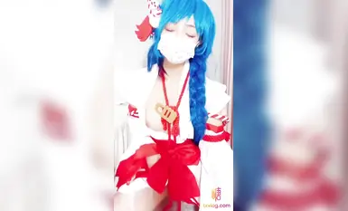 清純反差小母狗 Twitter蘿莉『晗喵』-大喬 伊勢巫女