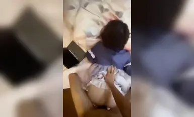 ❤️Puti at manipis na maliit na Loli ❤️ 05 High school contrast Loli, walang condom pagkatapos pumasok sa malambot na puting koleksyon ng asno