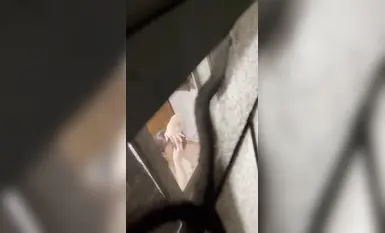 Friend's neighbor's sister taking a bath