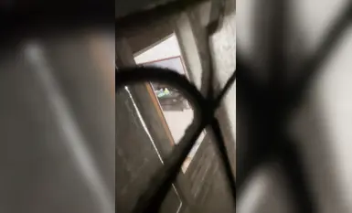 Friend's neighbor's sister taking a bath