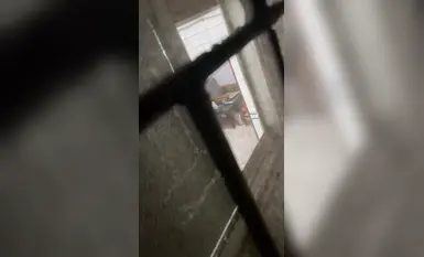 Friend's neighbor's sister taking a bath