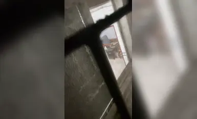 Friend's neighbor's sister taking a bath