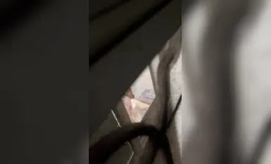 Friend's neighbor's sister taking a bath