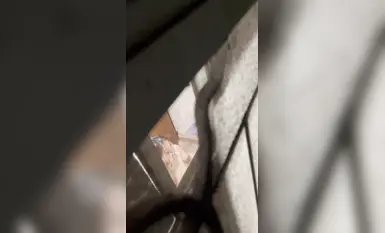 Friend's neighbor's sister taking a bath