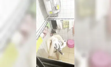 Friend's neighbor's sister taking a bath 2