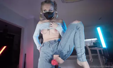 【白浆淫液视觉盛宴】敏感体质白净酮体粉嫩小萝莉白虎名器「Creamy Spot」OF大尺度自慰私拍【第四弹】 (3)