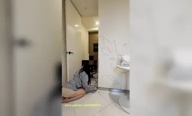 【2025年1月新流】綠帽淫妻癖，頂級身材，肥臀美少婦【h82625h】推特福利，真實偷拍勾引外賣，男技師 (12)