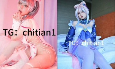 【2025年新品】可盐可甜COS抽像女菩萨【池甜chitian1】纸飞机VIP群福利②，各种露脸性爱，高潮喷水(5)