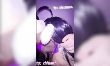 【2025年新品】可盐可甜COS抽像女菩萨【池甜chitian1】纸飞机VIP群福利②，各种露脸性爱，高潮喷水（3）