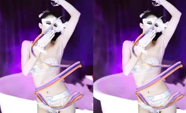 网易CC骚主播【白妖妖】土豪万元定制骚舞。大胆露逼，道具自慰(13)