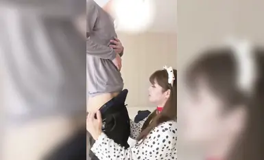 反差清純JK服人妖大學生TS「韓梓彤」精華小合集_極品偽娘吃屌口活舔屁眼，無套操健身帥哥好會玩 (5)