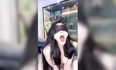 [창녀 없음, 돈 없음] 큰 가슴, 맞춤형 검은 스타킹, 하이힐, 풋잡, 자위, 분사 (19)