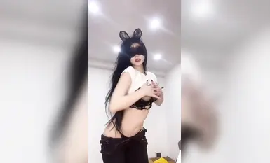 [창녀 없음, 돈 없음] 큰 가슴, 맞춤형 검은 스타킹, 하이힐, 풋잡, 자위, 분사 (24)