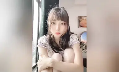 Jalang kontras bernilai tinggi terbaik Tik Tok Chen Nini, susuk tubuh sempurna, kaki panjang, stoking hitam, kasut tumit tinggi, koleksi pemandangan (1)