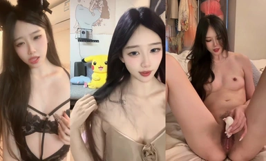 고가치 대조 비치가 얼굴 드러내고 춤추며 자위행위 흰 주스 (2)