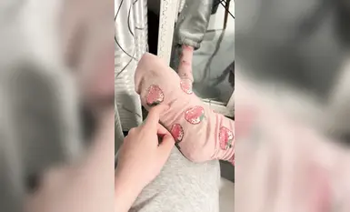 유밍 사진 학생 발 모델 맨발 흰 양말 옥발 쇼 컬렉션 (1)