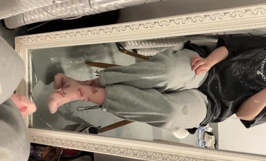 유밍 사진 학생 발 모델 맨발 흰 양말 옥발 쇼 컬렉션 (1)