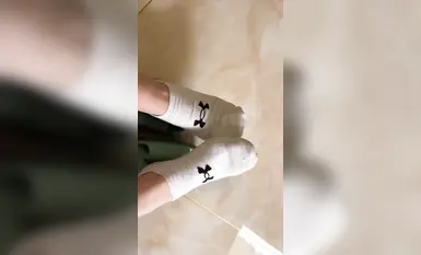 Model Kaki Pelajar Fotografi Yuming Berkaki Kaki Stokin Putih Koleksi Jade Foot Show (5)