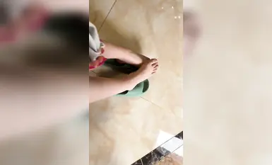 Model Kaki Pelajar Fotografi Yuming Berkaki Kaki Stokin Putih Koleksi Jade Foot Show (5)