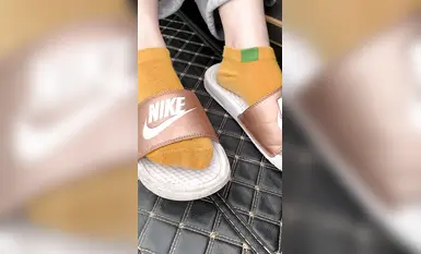 Yuming Photography นักเรียนนางแบบเท้าเปล่า ถุงเท้าสีขาว คอลเลคชั่น Jade Foot Show (8)