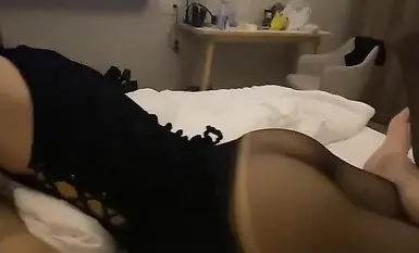 Video berbayar jenama lama Twitter "91VCR" "Mr. D dan Miss C", pengkhususan dalam pengiring stoking kaki panjang berkualiti tinggi, keluarga yang baik, model wanita① (2)