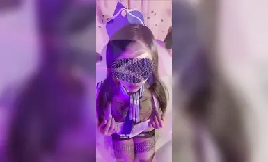 空姐情趣誘惑爆乳挺翹蜜臀完美呈現_碩大肉棒爆射飽滿白虎蜜桃穴