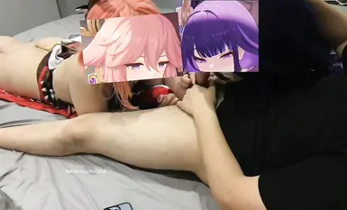 [Sản phẩm mới năm 2025] Phim khiêu dâm trên Twitter [coszj561 bản gốc MN] Nữ thần Yae & Raiden Tổng hợp 2