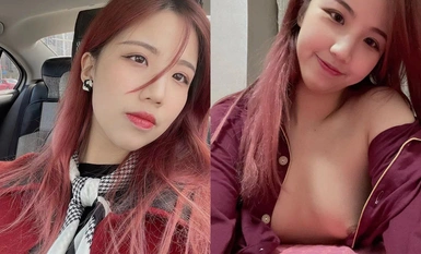 매우 예쁜 여대생이 돈 많은 2세 남자에게 복도로 끌려가 노출놀이를 하다가 콘돔도 없이 수차례 질내사정을 당했다.