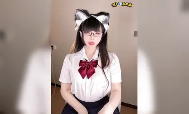 [cos đồng phục thủ dâm lụa đen..] tai mèo ham muốn thuần khiết