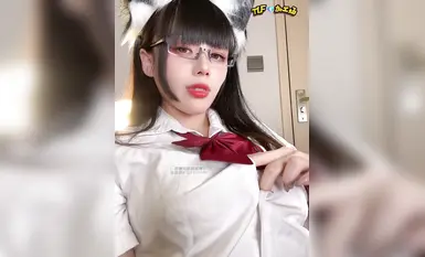 [cos đồng phục thủ dâm lụa đen..] tai mèo ham muốn thuần khiết