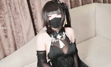 【Youyoumi】cos Azur Lane Zhenhai_บันทึกเซ็กส์กับผู้บัญชาการ