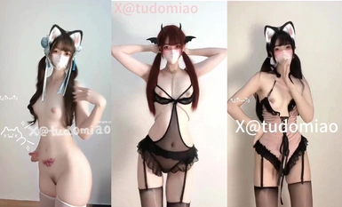 青春无敌，粉嫩堪比硅胶娃娃，推特福利姬【土豆喵】付费，抖音风动感裸舞，户外露出(2)