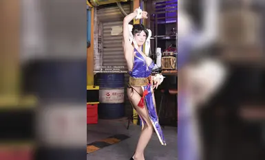 咬一口兔娘ovo『街霸-春麗』桃花旗袍