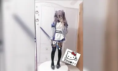 Loli harimau putih terbaik di Twitter "Kitty Tidak Makan Ikan" Ziwei, yang melakukan split, dilatih oleh protagonis lelaki dan sangat patuh! Perempuan jalang humanoid yang sangat comel telah disetubuhi dan dipanggil ayah (2)