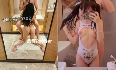 推特極品白虎蘿莉『kitty不吃魚』一字馬紫薇被男主調教啪啪乖的狠！超嫩可愛人形小母狗 被操的叫爸爸 下 (2)