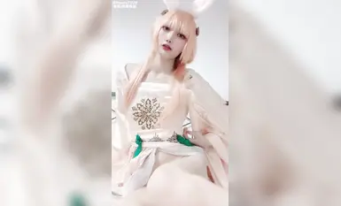 不甜 戴口罩的cosplay妹子，素人感還是挺強的，擼點也有，值得一看 (5)