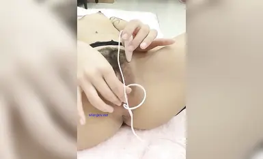 Na-customize ng lokal na tyrant ang pinakamahusay na high-value black silk young woman, ang bathing estrus props large-scale masturbation (9)