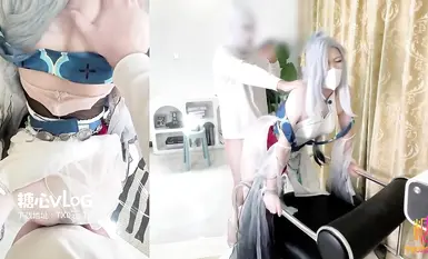 ซู่ซู่ผู้อาวุโส [คำแนะนำสำหรับผู้มาใหม่] เซินเหอเป็นบริการทางเพศในสถานที่ ทักษะการสกัดอสุจิของเซินเหอขาเรียวยาว